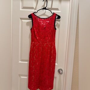 ABS by Allen Schwartz red dress size 4